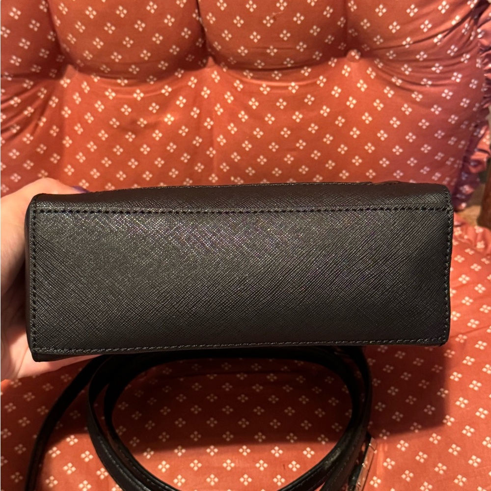 Rebecca Minkoff Black Leather Mini Bag w/ Crossbody Strap - Picture 7 of 10